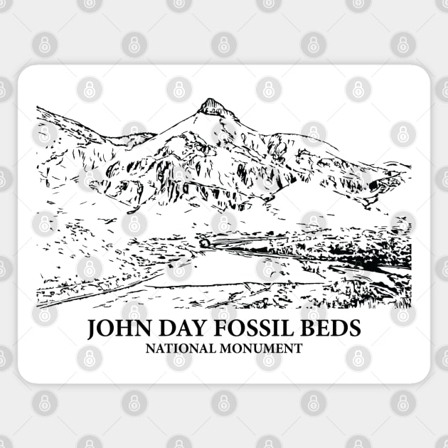 John Day Fossil Beds National Monument Sticker by Lakeric